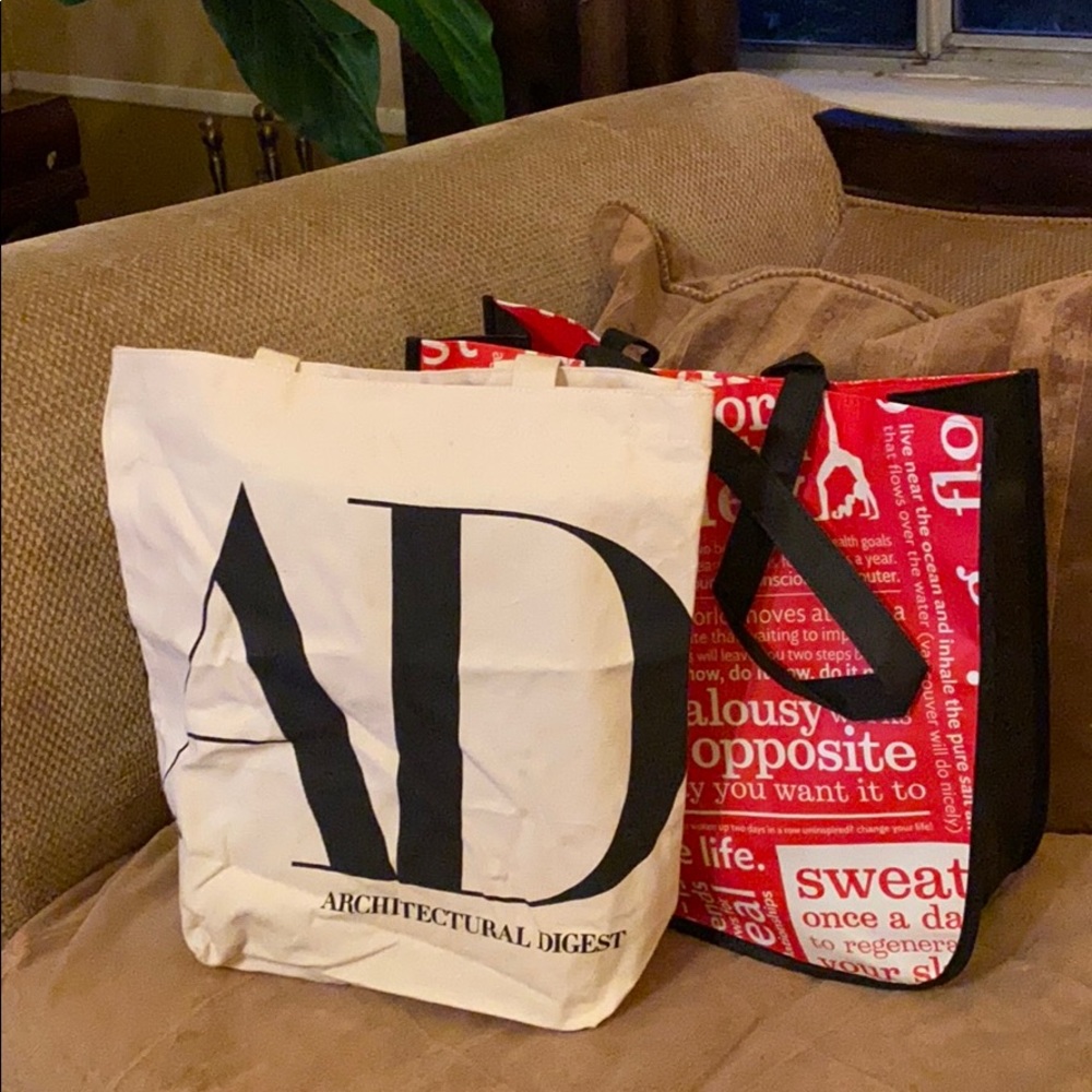 2 bagsfor $5only! Lululemon + Architectural Digest